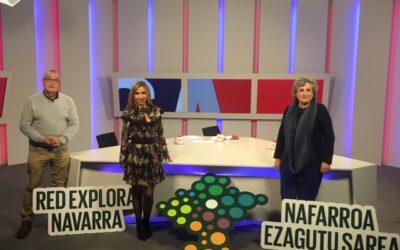 Territorio Visón, espacios de la Red Explora Navarra y Lursarea visitan La Muga