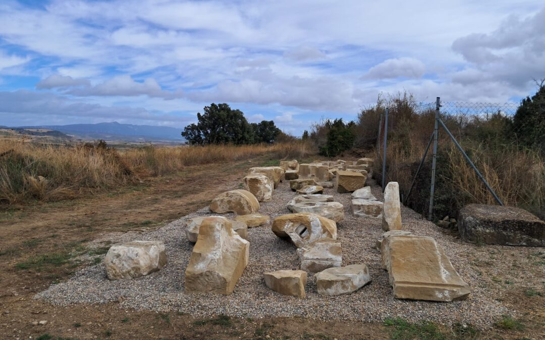 Finalizan los trabajos de conservación y protección en la ciudad romana de Santa Criz de Eslava